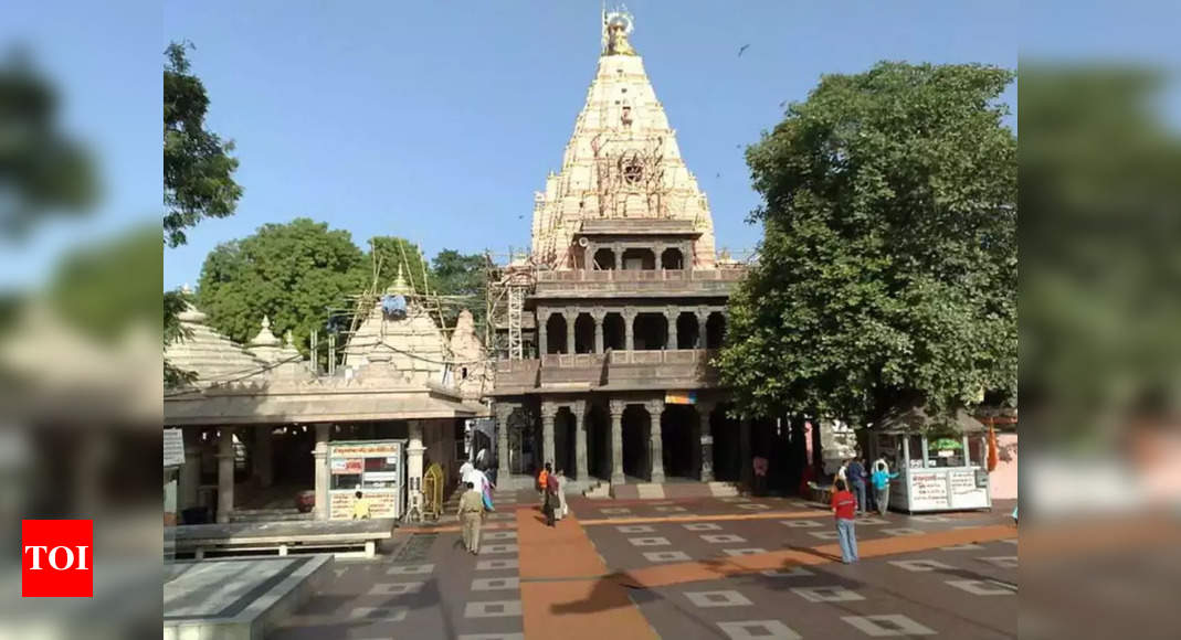 Mahakal temple’s boundary wall collapses in Ujjain, several feared trapped | India News