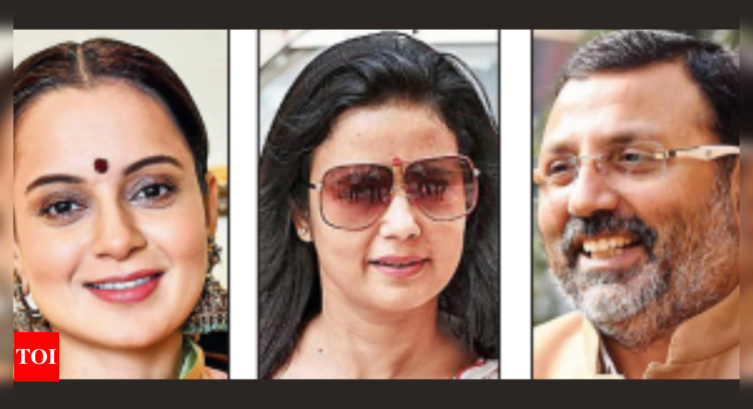 Mahua & Kangana members of House panel led by Nishikant | India News