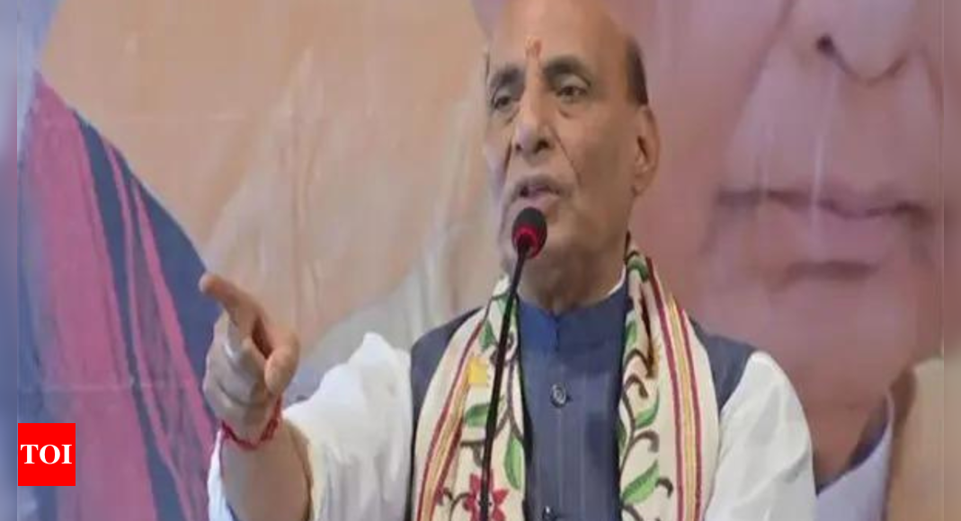 I pray you live for 125 years: Rajnath responds to Kharge’s statement on PM Modi | India News