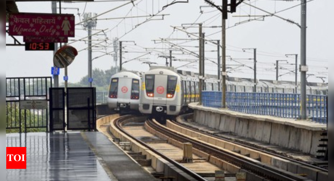 Delhi Metro’s Blue Line services disrupted after drone spotted on tracks | India News