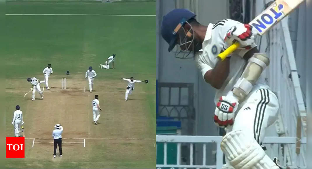 Watch: Abhimanyu Easwaran’s animated reaction after getting dismissed for 191 in Irani Cup