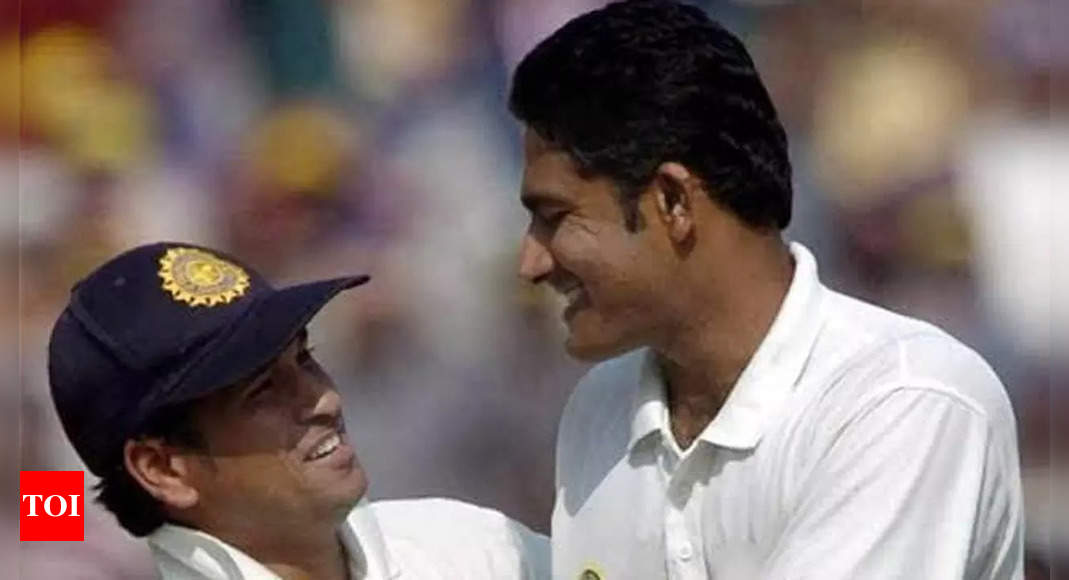 ‘Iska 300 toh gaya!’ When Sachin Tendulkar almost knocked out Anil Kumble in Bengaluru nets | Cricket News