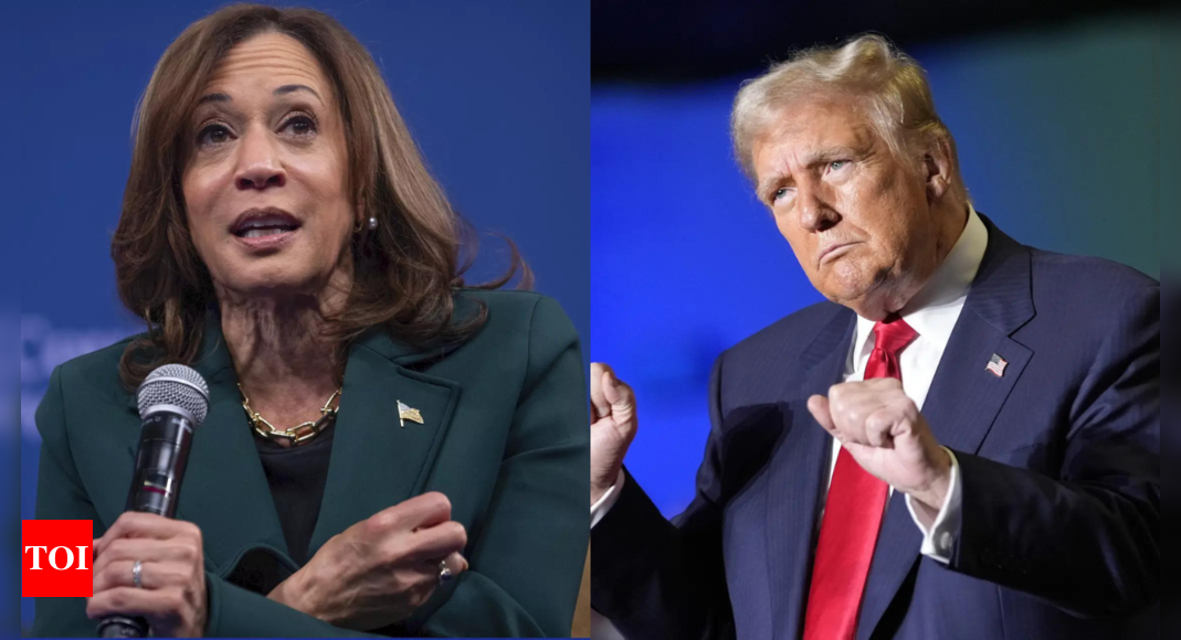 US elections: Kamala Harris launches scathing attack against ‘unhinged’ Trump over alleged Hitler remark