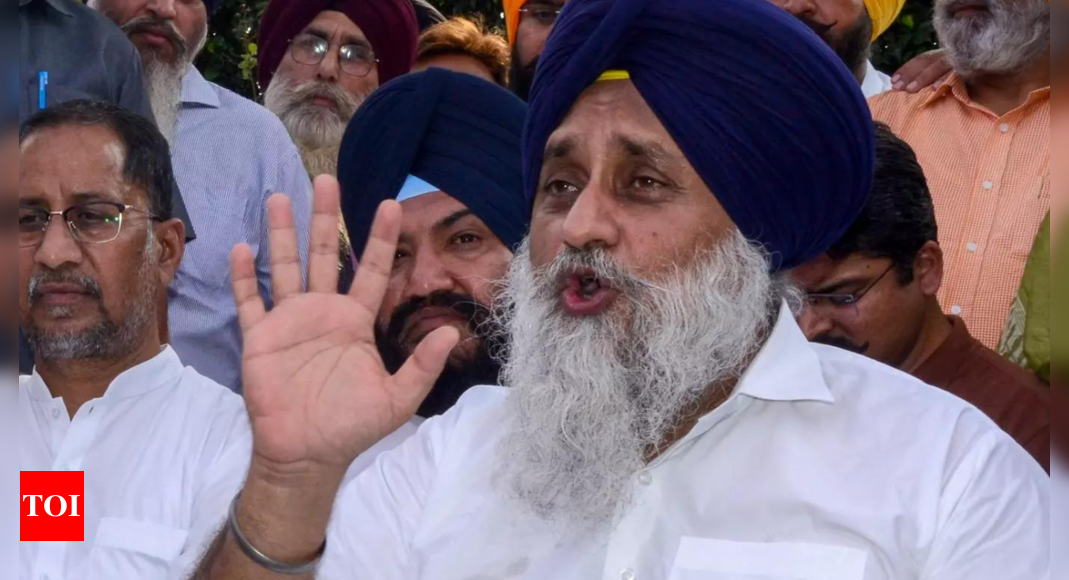 No Badal at SAD helm for first time in 30+ years as Sukhbir Singh Badal quits | India News